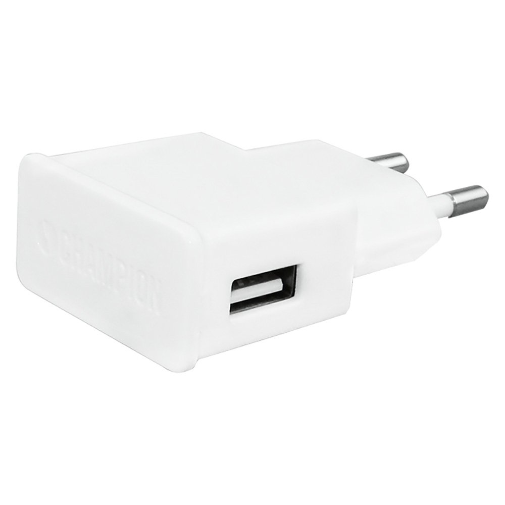 Champion
Champion USB Laddare 230V 2.1A Vit