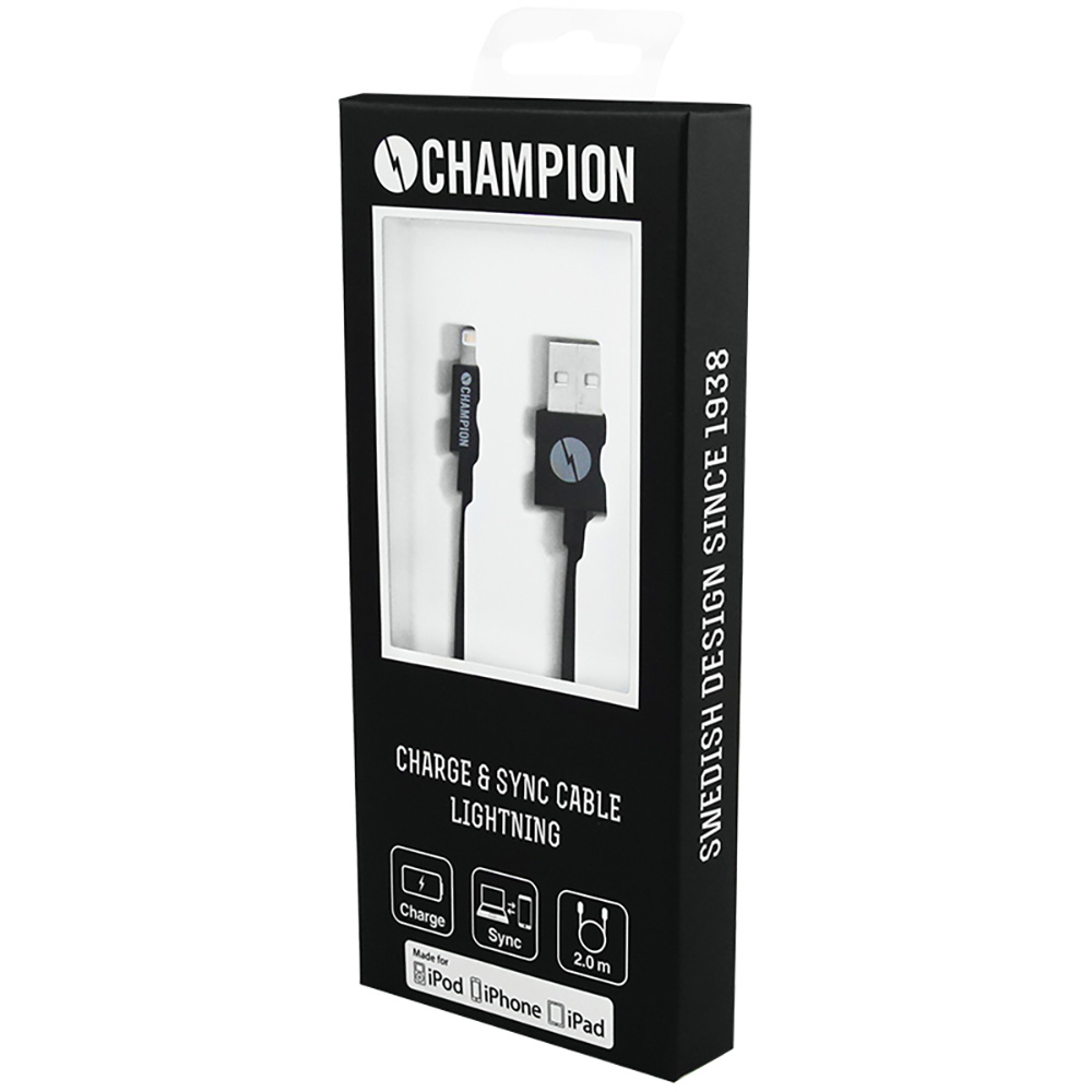 Champion
Champion Ladd&Synk kab Lightning 2m Sv.