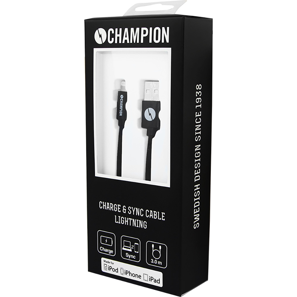 Champion
Champion Ladd&Synk kab Lightning 3m Sv.