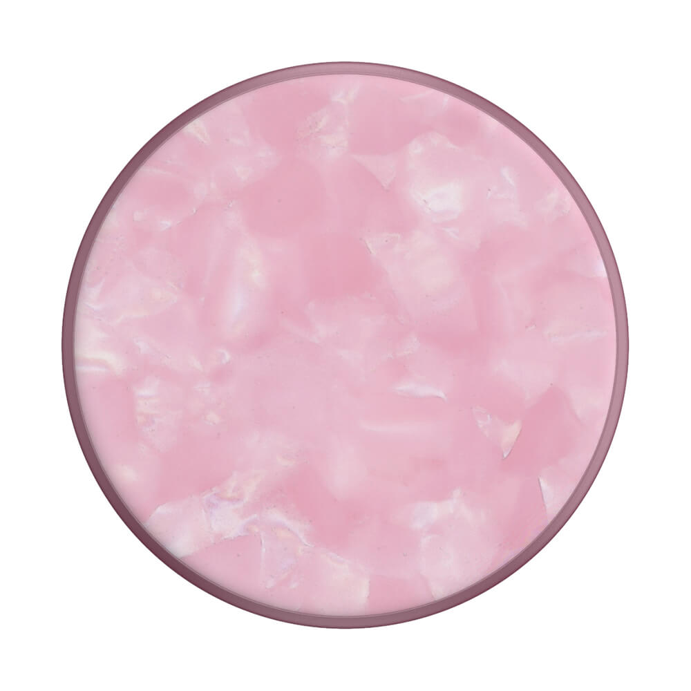 PopSockets - POPSOCKETS Acetate Pink Rose Avtagbart Grip med Ställfunktion LUXE