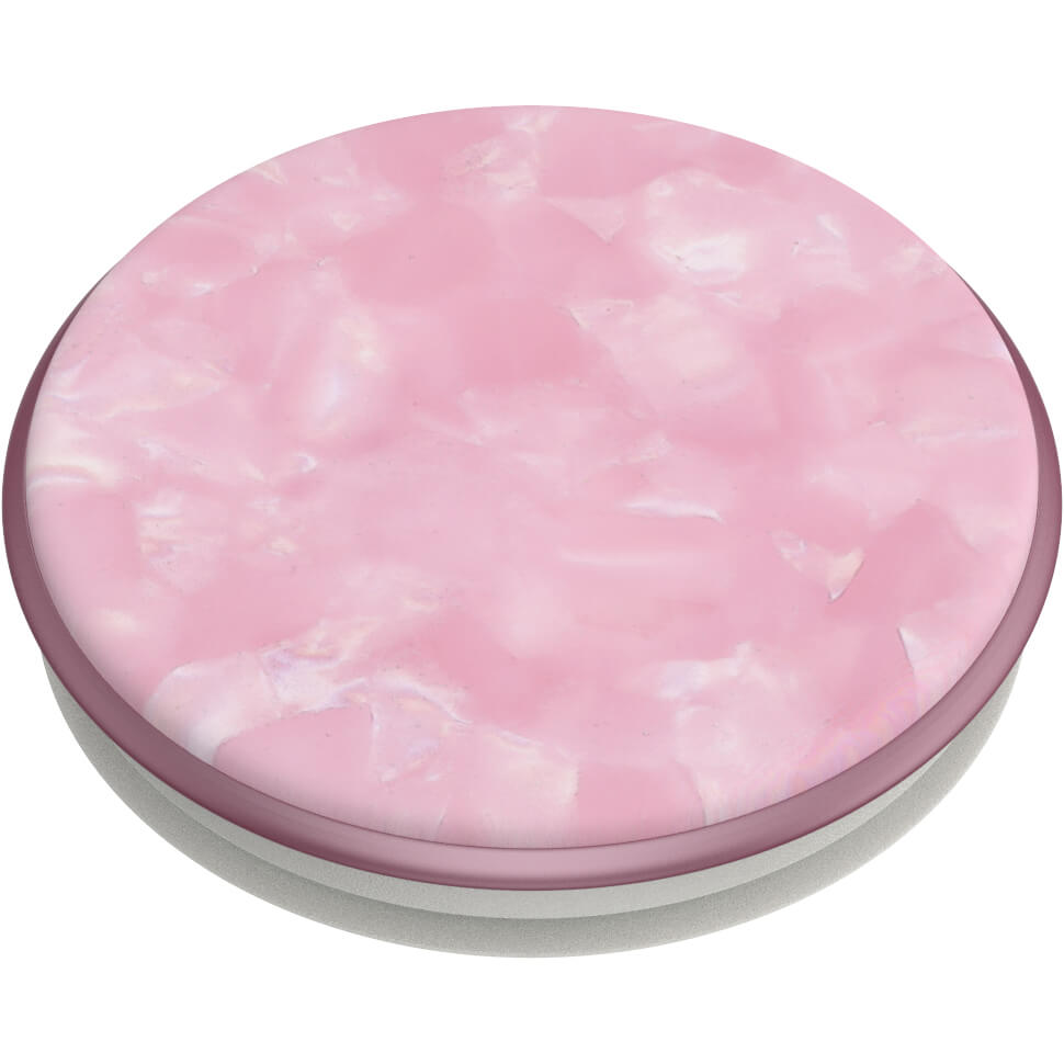 PopSockets - POPSOCKETS Acetate Pink Rose Avtagbart Grip med Ställfunktion LUXE
