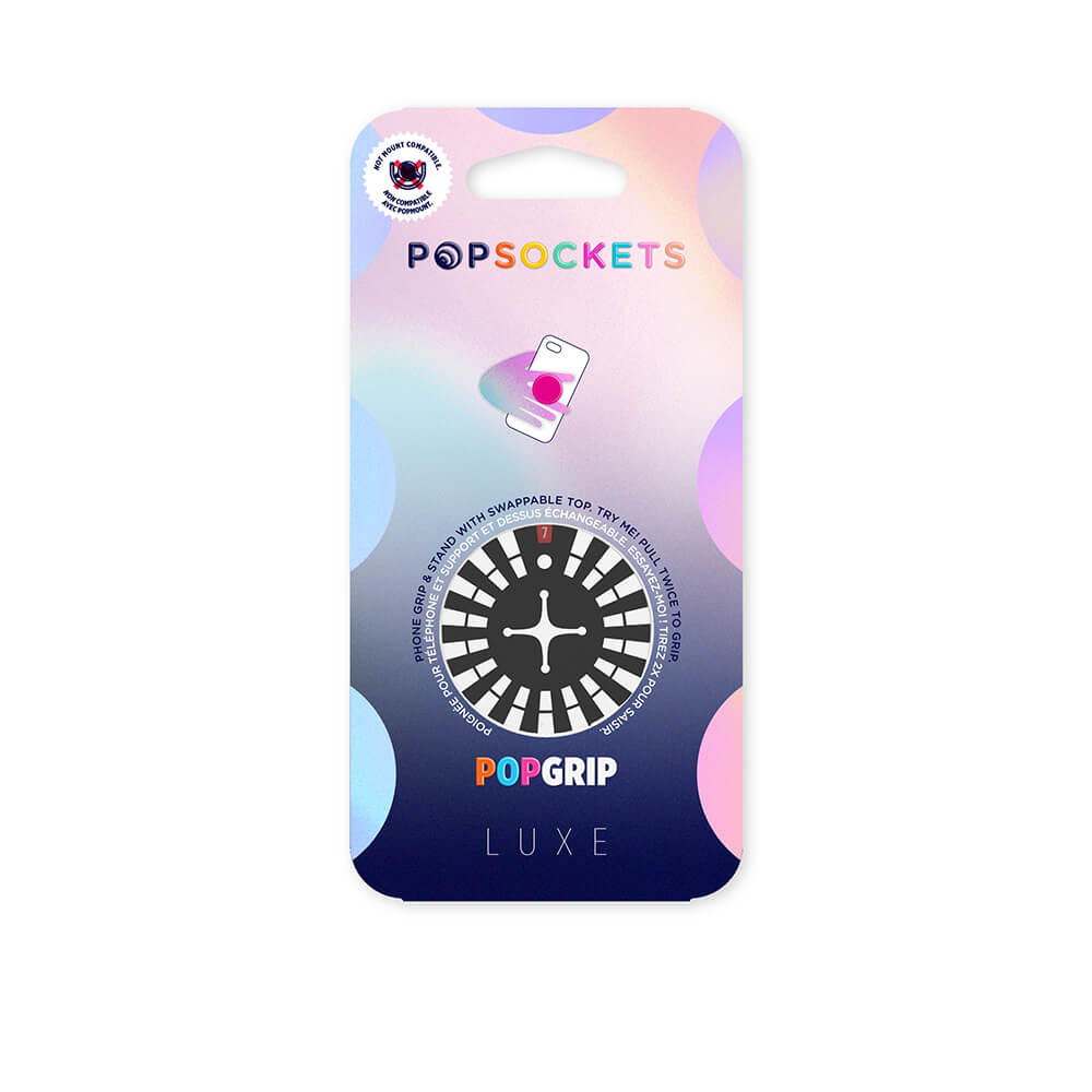 Köp POPSOCKETS Backspin Roulette Avtagbart Grip med Ställfunktion LUXE