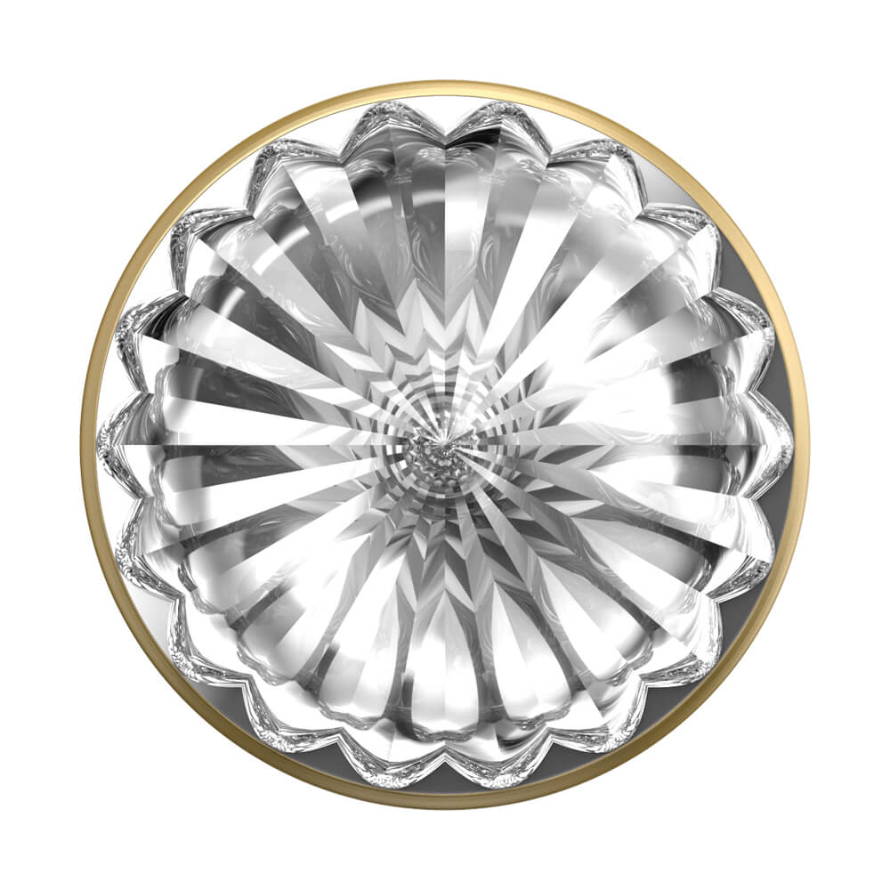 PopSockets - POPSOCKETS Deco Clear Avtagbart Grip med Ställfunktion LUXE