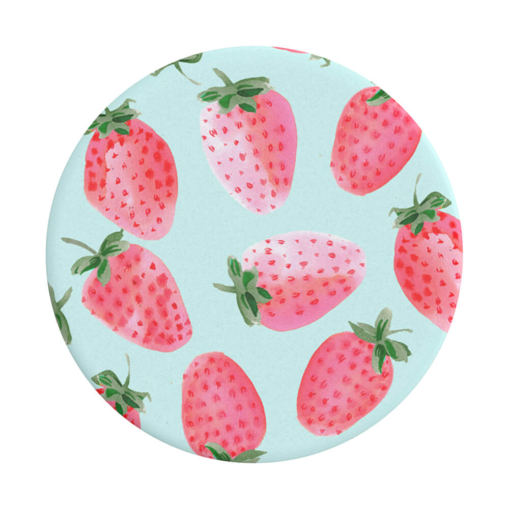 PopSockets - POPSOCKETS Strawberry Rain Avtagbart Grip med Ställfunktion