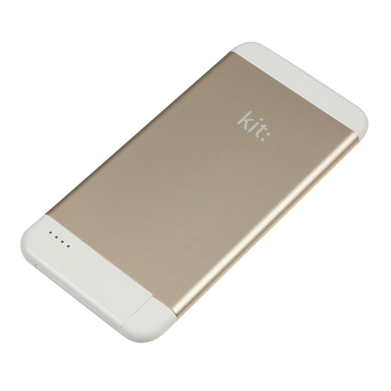 UTGÅTT
KIT Powerbank 4100mAh MFI Lightning 2,1A - Guld