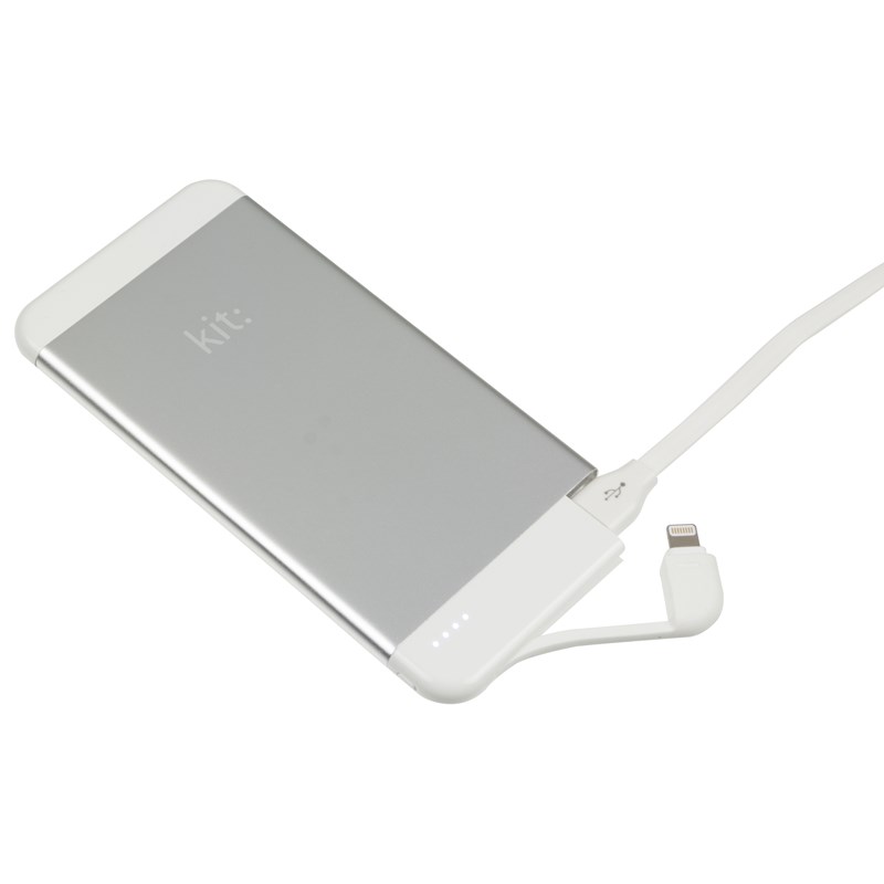 UTGÅTT
KIT Powerbank 4100mAh MFI Lightning 2,1A - Silver