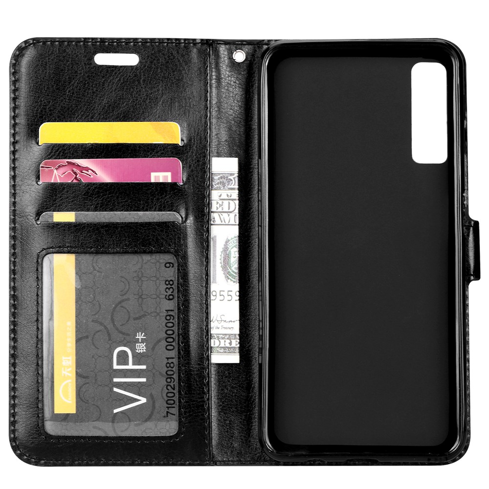 OEM
Crazy Horse plånboksfodral till Samsung Galaxy A7 (2018) - Svart