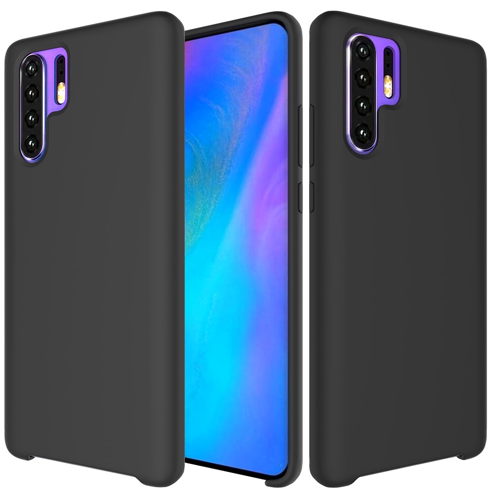 2 Pezzi Cover Per Huawei P30 Pro Con Farfalle Floreali: Silicone Morbido Opaco, Sottile E Antiurto (Viola Chiaro)