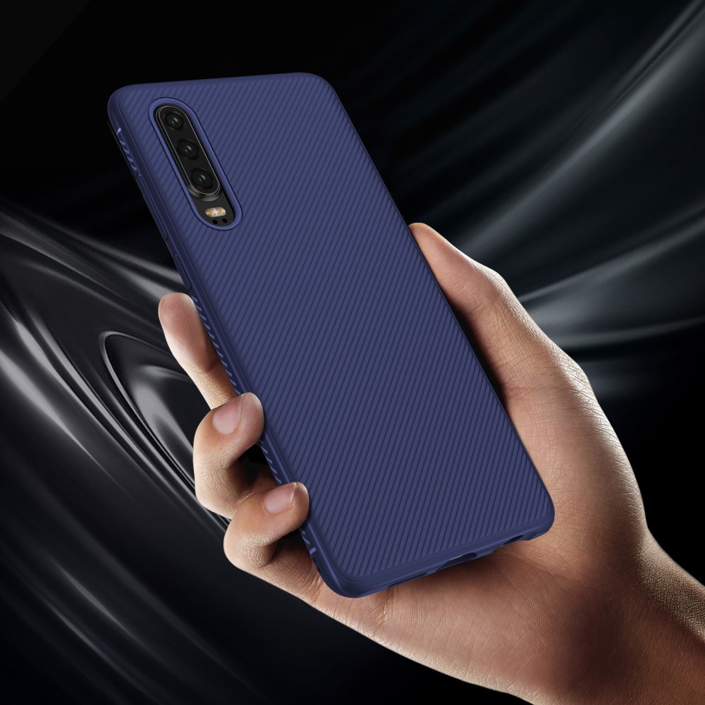 A-One Brand
Twill Texture Flexicase Skal till Huawei P30 - Blå