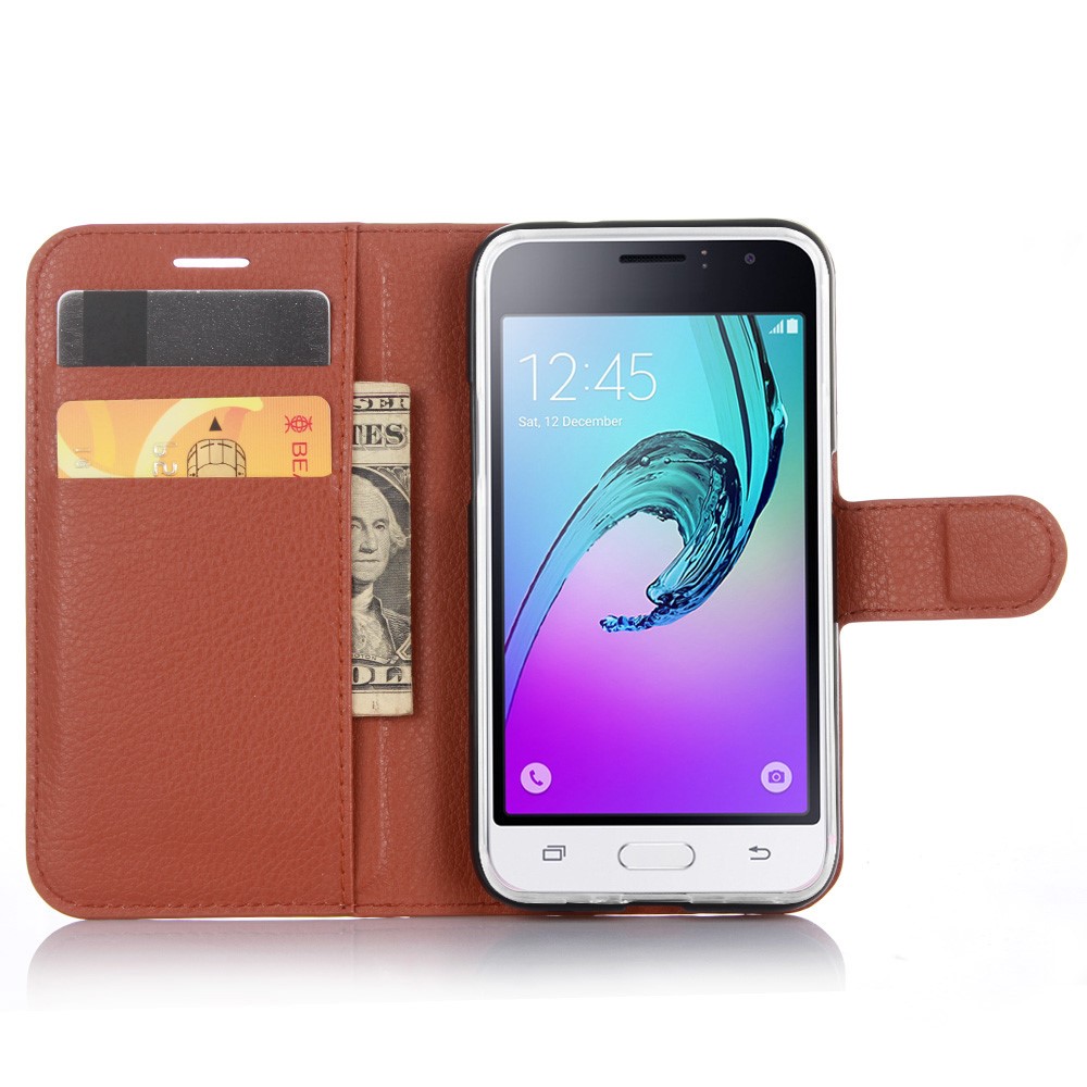 UTGÅTT
Plånboksfodral till Samsung Galaxy J1 (2016) - Brun