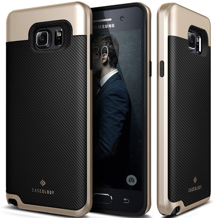 Caseology - Caseology Envoy Series Skal till Samsung Galaxy Note 5 - Svart