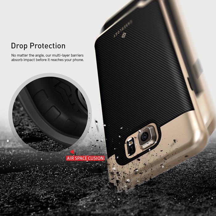 Caseology - Caseology Envoy Series Skal till Samsung Galaxy Note 5 - Svart