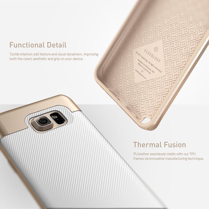 Caseology - Caseology Envoy Series Skal till Samsung Galaxy Note 5 - Vit