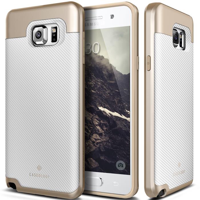 Caseology - Caseology Envoy Series Skal till Samsung Galaxy Note 5 - Vit