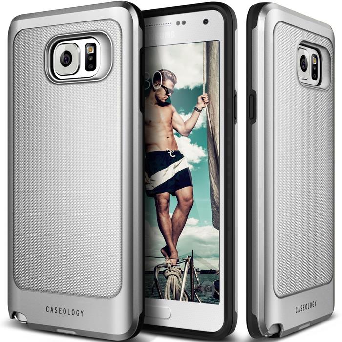 Caseology - Caseology Vault Skal till Samsung Galaxy Note 5 - Silver