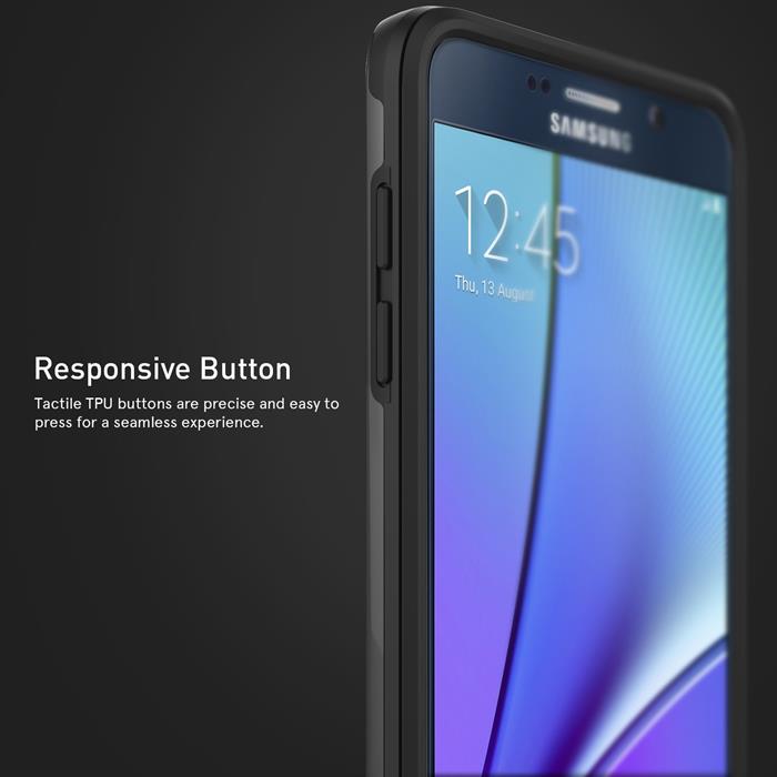 Caseology Caseology Vault Skal till Samsung Galaxy Note 5 - Svart 