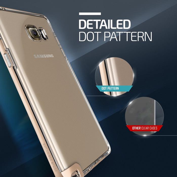 VERUS Verus Crystal Bumper Skal till Samsung Galaxy Note 5 - Gold 