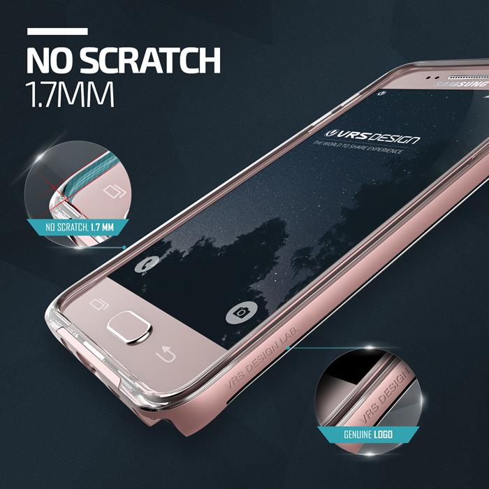 VERUS Verus Crystal Bumper Skal till Samsung Galaxy Note 5 - Rose Gold 