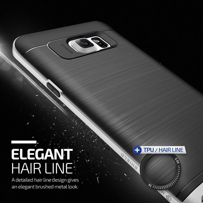 VERUS - Verus High Pro Shield Skal till Samsung Galaxy Note 5 - Silver