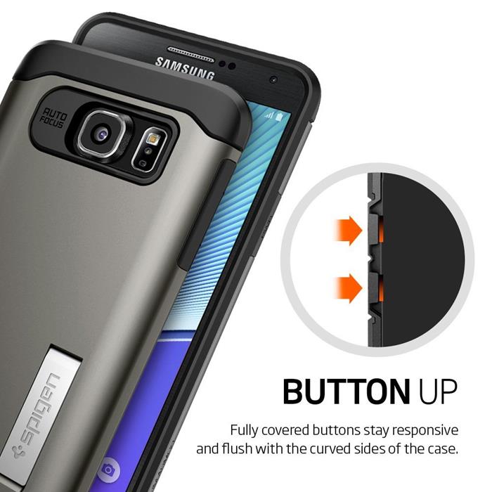 Spigen
SPIGEN Slim Armor Skal till Samsung Galaxy Note 5 - Gunmetal