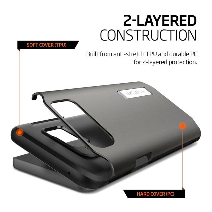 Spigen
SPIGEN Slim Armor Skal till Samsung Galaxy Note 5 - Gunmetal