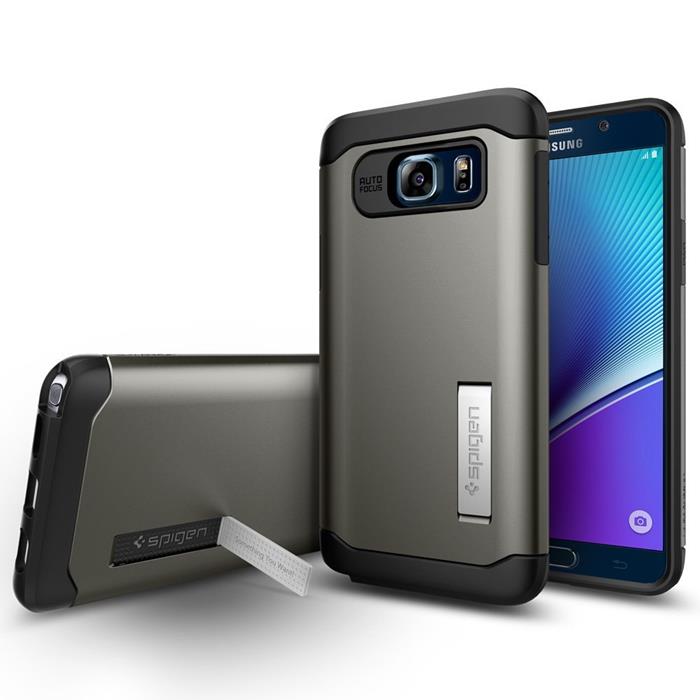 Spigen
SPIGEN Slim Armor Skal till Samsung Galaxy Note 5 - Gunmetal