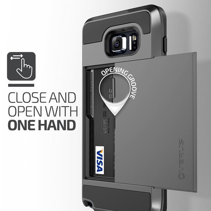 VERUS
Verus Damda Slide Skal till Samsung Galaxy Note 5 - Steel Silver