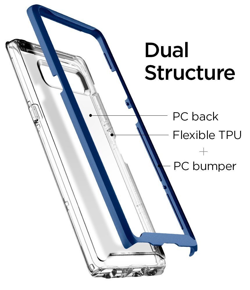 Spigen
SPIGEN Neo Hybrid Crystal Skal till Samsung Galaxy Note 8 - Deep Blue