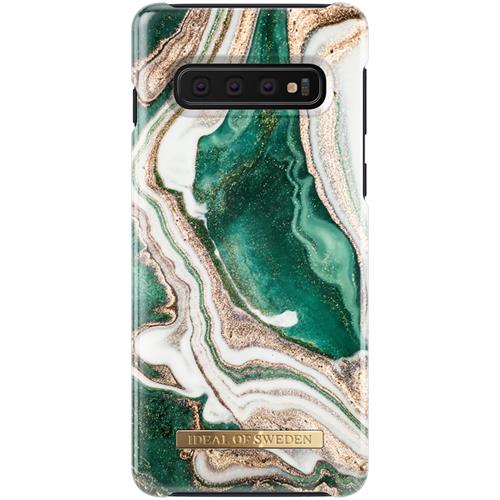 UTGATT1 - iDeal Fashion Case Samsung Galaxy S10 - Golden Jade Marble