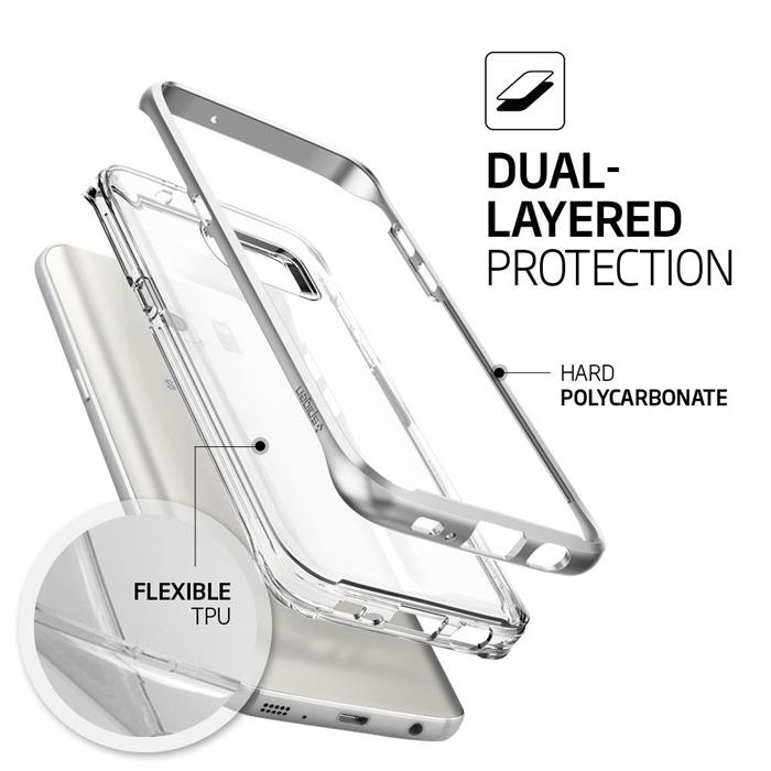 Spigen
SPIGEN Neo Hybrid Crystal Skal till Samsung Galaxy S7 Edge - Silver