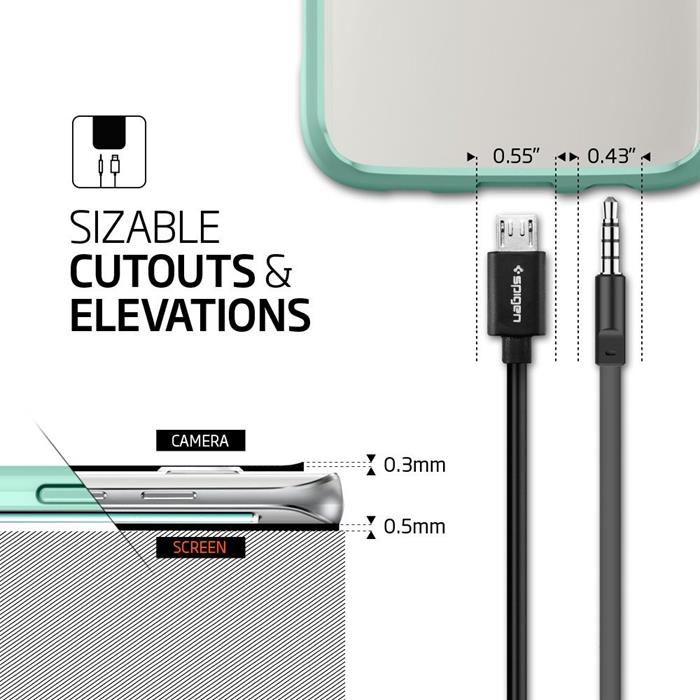 Spigen
SPIGEN Ultra Hybrid Skal till Samsung Galaxy S7 Edge - Mint