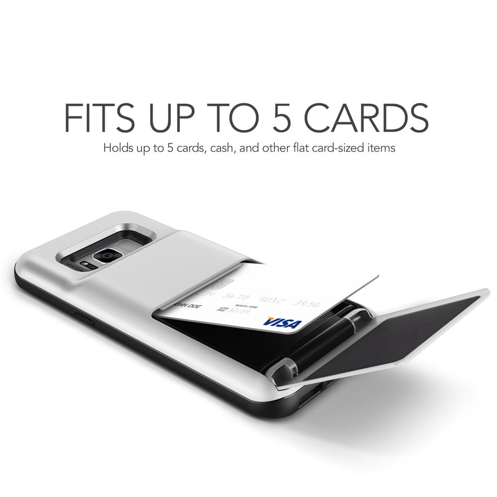 VERUS
Verus Damda Folder Card Slot Skal till Samsung Galaxy S8 - Silver