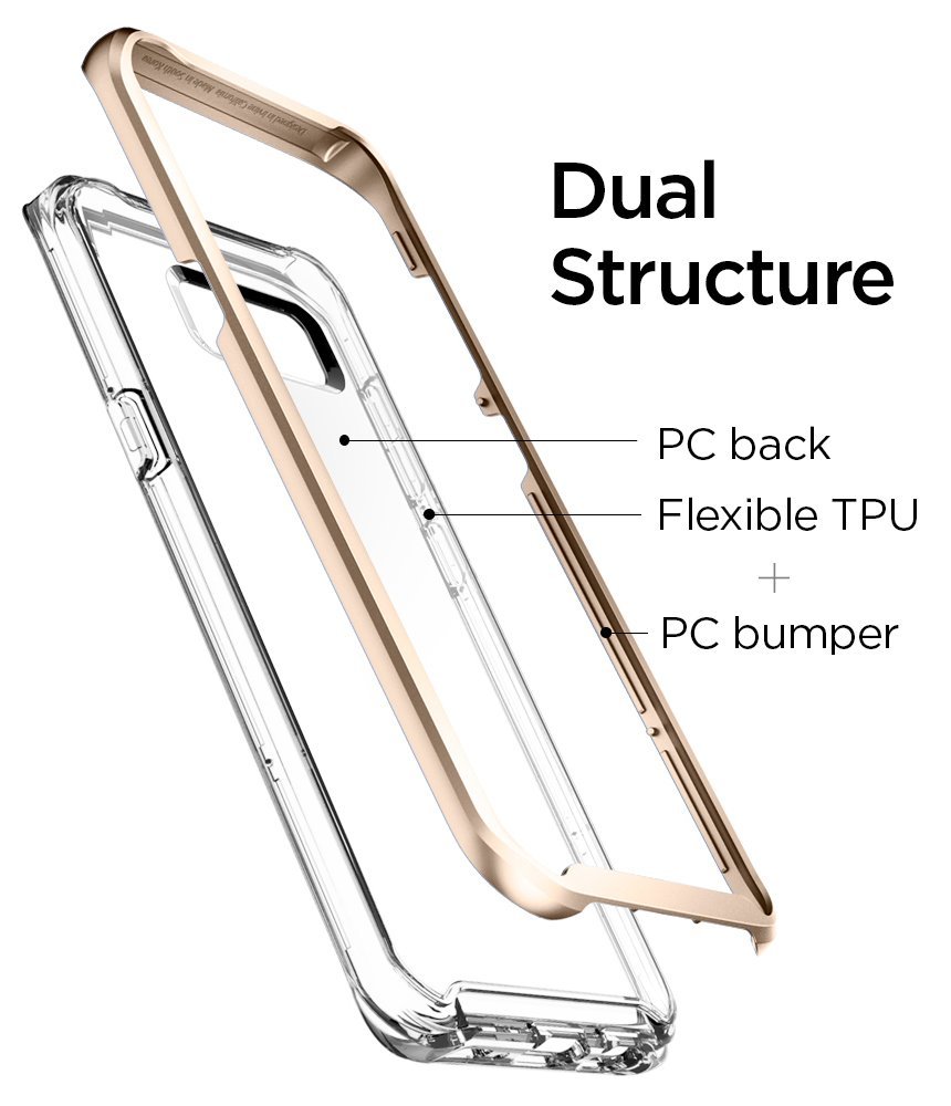 Spigen
SPIGEN Neo Hybrid Crystal Skal till Samsung Galaxy S8 - Gold