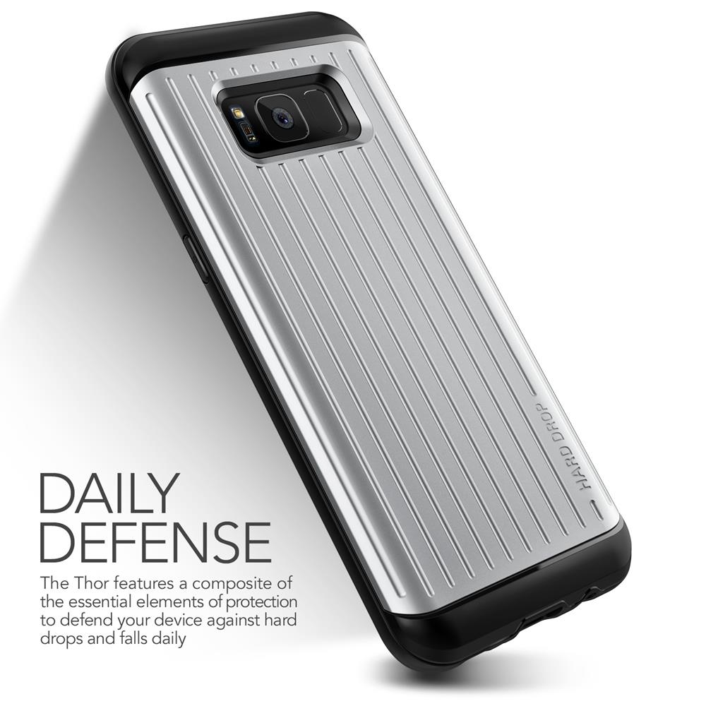 VERUS
Verus Waved Hard Drop Skal till Samsung Galaxy S8 - Silver