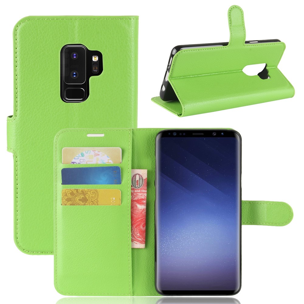 A-One Brand
Litchi Plånboksfodral till Samsung Galaxy S9 Plus - Grön