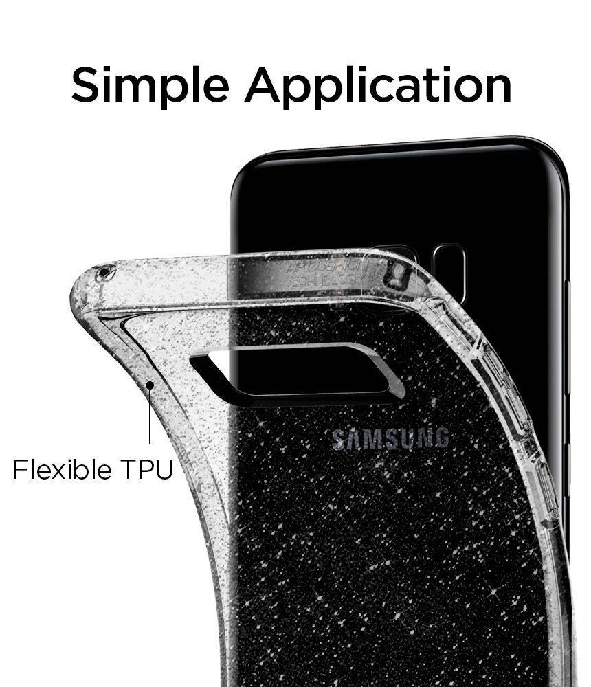 Spigen
SPIGEN Liquid Crystal Glitter Skal till Samsung Galaxy S8 Plus - Space