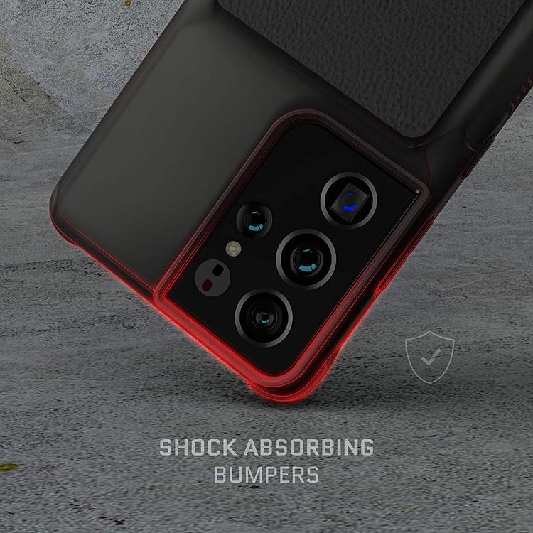 Ghostek
Ghostek - Magnetic Wallet Korthållare Skal Galaxy S21 Ultra - Svart