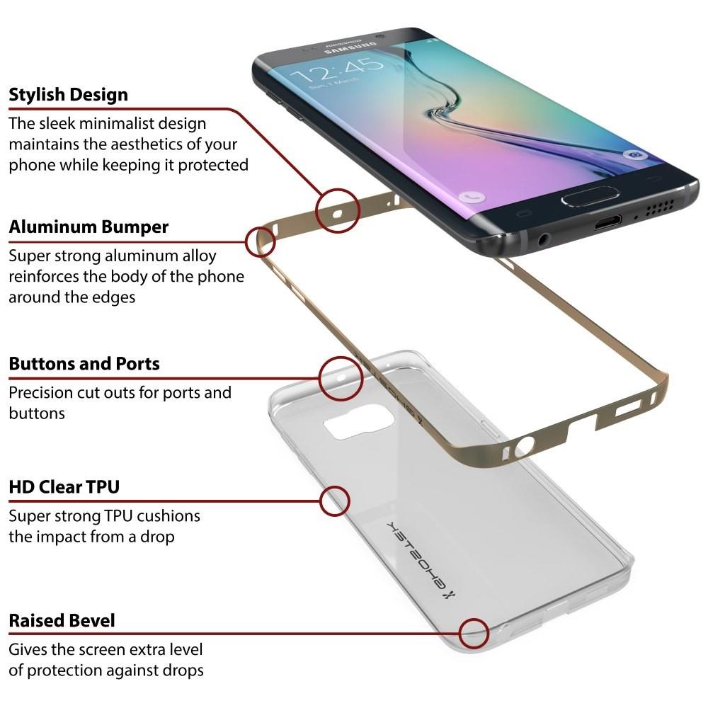 Ghostek
Ghostek Cloak Skal till Samsung Galaxy S6 Edge - Gold