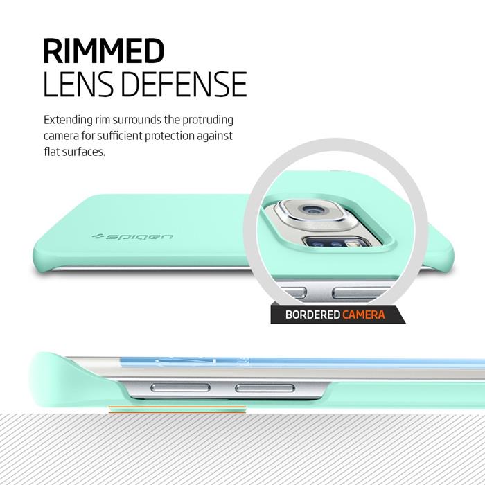 UTGÅTT
SPIGEN Thin Fit Skal till Samsung Galaxy S6 Edge - Mint