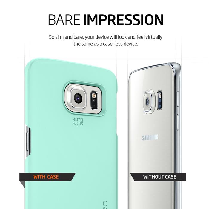 UTGÅTT
SPIGEN Thin Fit Skal till Samsung Galaxy S6 Edge - Mint