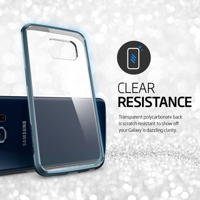 Spigen
SPIGEN Ultra Hybrid Skal till Samsung Galaxy S6 Edge - Gunmetal