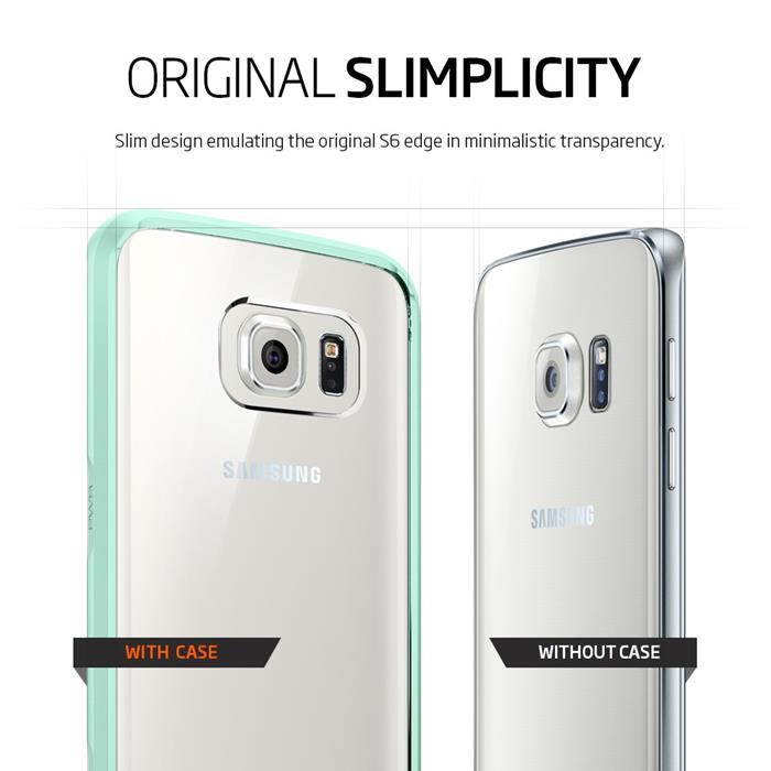 Spigen
SPIGEN Ultra Hybrid Skal till Samsung Galaxy S6 Edge - Mint