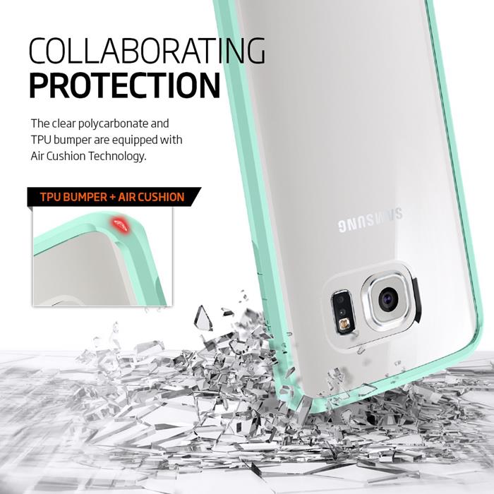 Spigen
SPIGEN Ultra Hybrid Skal till Samsung Galaxy S6 Edge - Mint