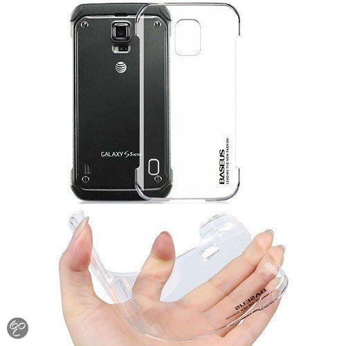 BASEUS - BASEUS Sky Series Baksideskal till Samsung Galaxy S5 Active - Transparent