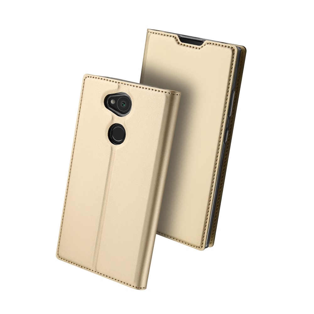 UTGATT4 - DUX DUCIS Plånboksfodral till Sony Xperia L2 - Gold