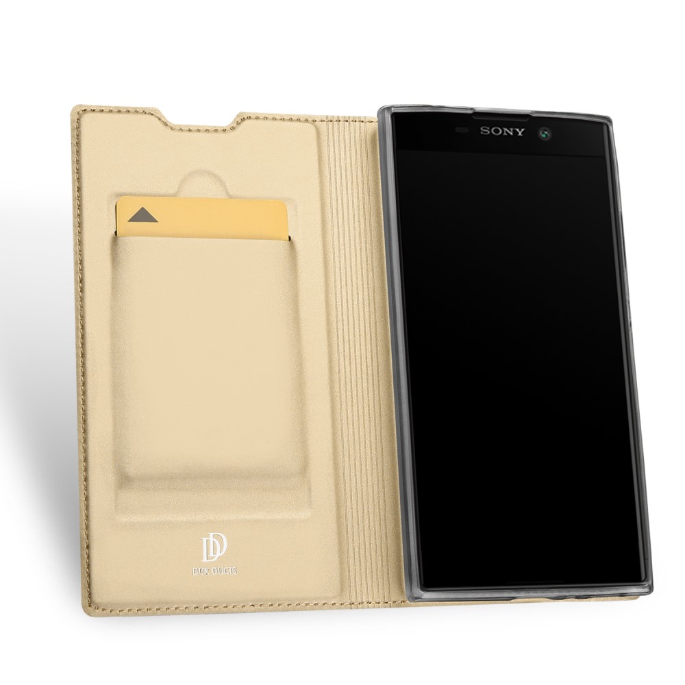 UTGATT4 - DUX DUCIS Plånboksfodral till Sony Xperia L2 - Gold