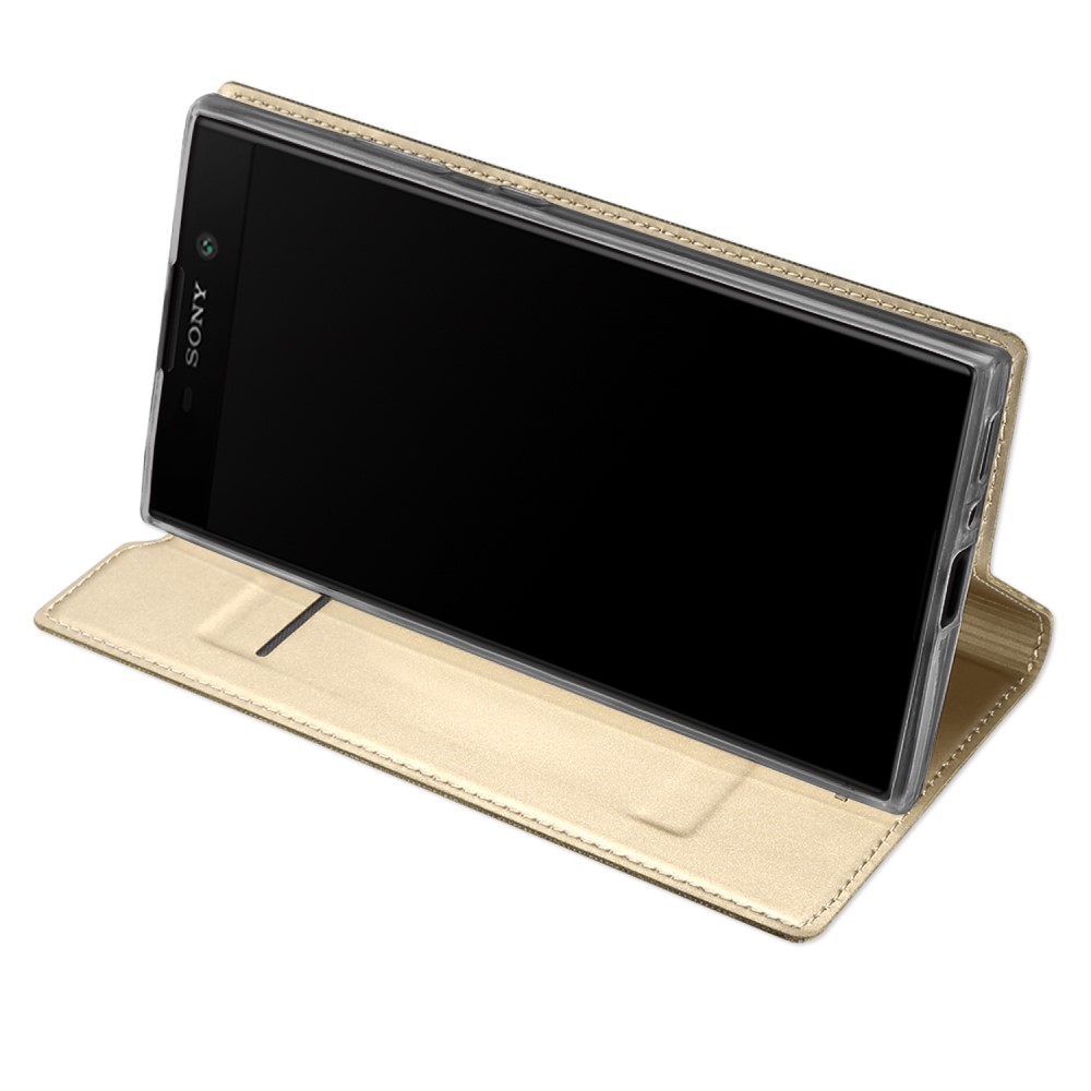 UTGATT4 - DUX DUCIS Plånboksfodral till Sony Xperia L2 - Gold