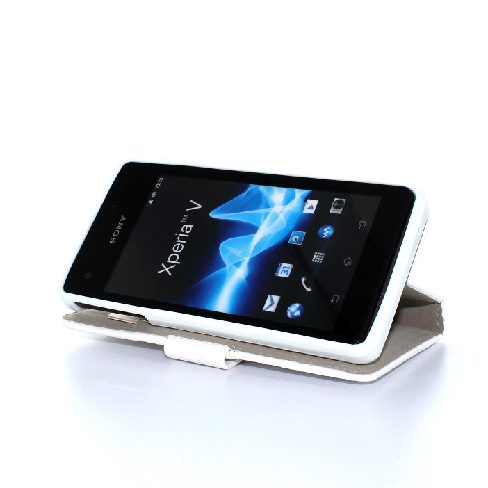 CoveredGear
CoveredGear Dual Embossed Plånboksfodral till Sony Xperia V - Vit