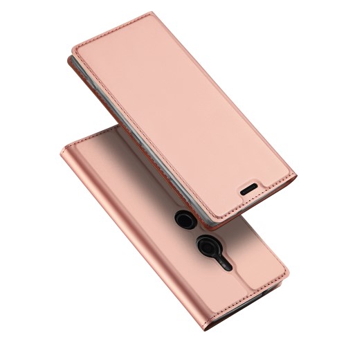 Dux Ducis - Dux Ducis Plånboksfodral till Sony Xperia XZ2 - Rose Gold