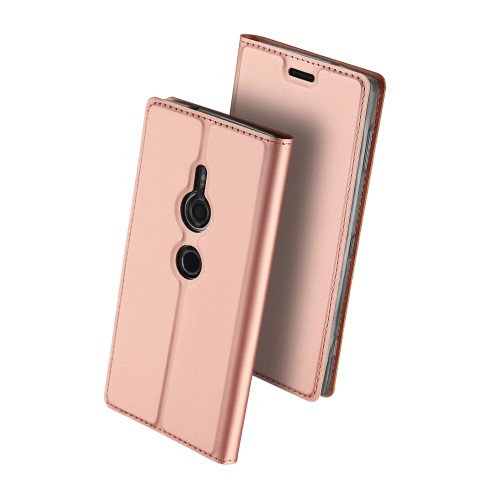 Dux Ducis - Dux Ducis Plånboksfodral till Sony Xperia XZ2 - Rose Gold